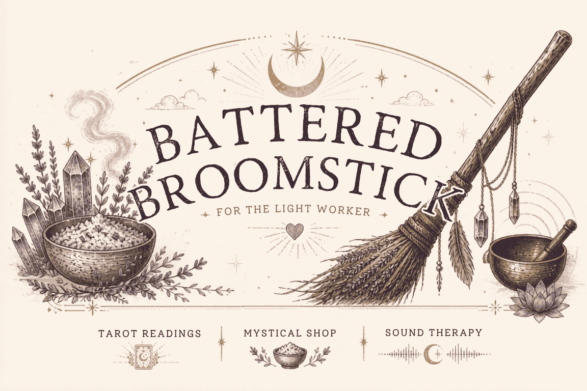 Battered Broomstick | Mystical Shop + Tarot Readings + Sound Therapy